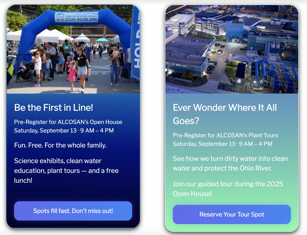 Mark your calendars for ALCOSAN's free Annual Open House on September 13th!  It's a great hands on STEM learning experience for all ages: alcosan.org/news-and-event…