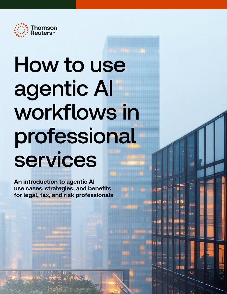 Agentic AI is reshaping legal, tax, and risk work. Our white paper shows how it goes beyond chatbots to orchestrate workflows, make decisions, and adapt—with human oversight. Explore myths, use cases, adoption tactics, and ROI. Download now: ow.ly/MGpW50WE5TQ