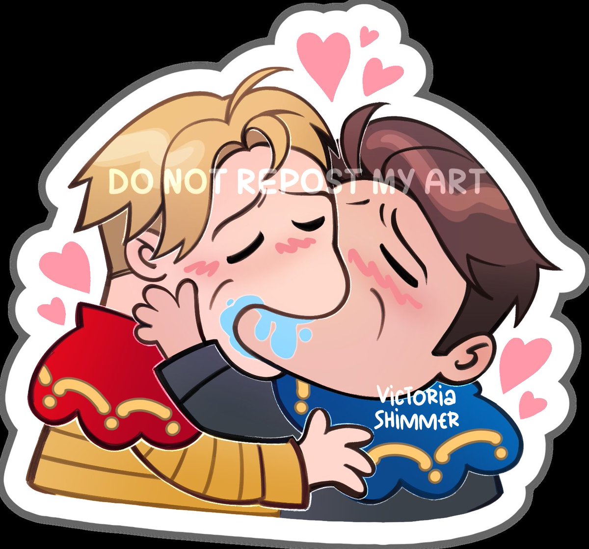 New freebie sticker design for 2nd wave of #Hansry Acrylic charms orders • #kcd2 #kingdomcomedeliverance