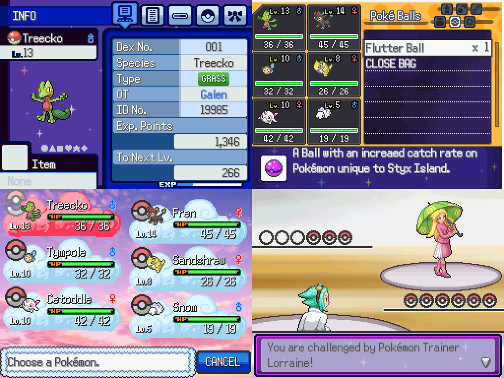 Pokemon Abyssal Shroud by Felcatty, Hedgehoggers, WillowLee and Seth.

"You have been chosen to join a research project to catalog the Pokémon that inhabit an island."
In this game story progression is based on your dex progress. 🏝️

⏬ Check it out ⏬
eeveeexpo.com/threads/9003/