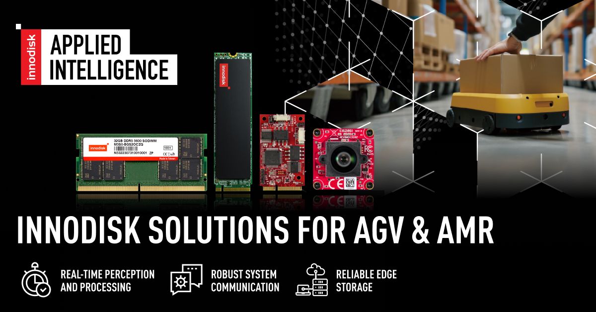 Building Automated Guided Vehicles (AGVs)🚗 and Autonomous Mobile Robots (AMRs)🤖 requires more than just reliable components — it takes seamless integration across edge computing, communication, and storage. Read our feature article:  innodisk.cc/ueO6iU