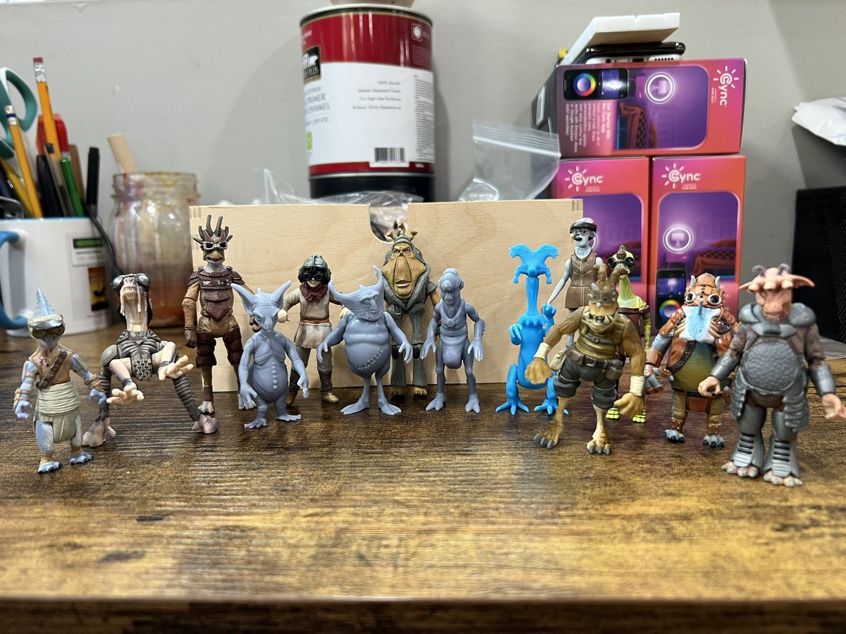 YubCast's tweet photo. I’m still here. Just dealing with a lot. 

Here are some 3D printed pod racers from episode 1 to hold everyone over for now. https://t.co/1Q0xniHX84