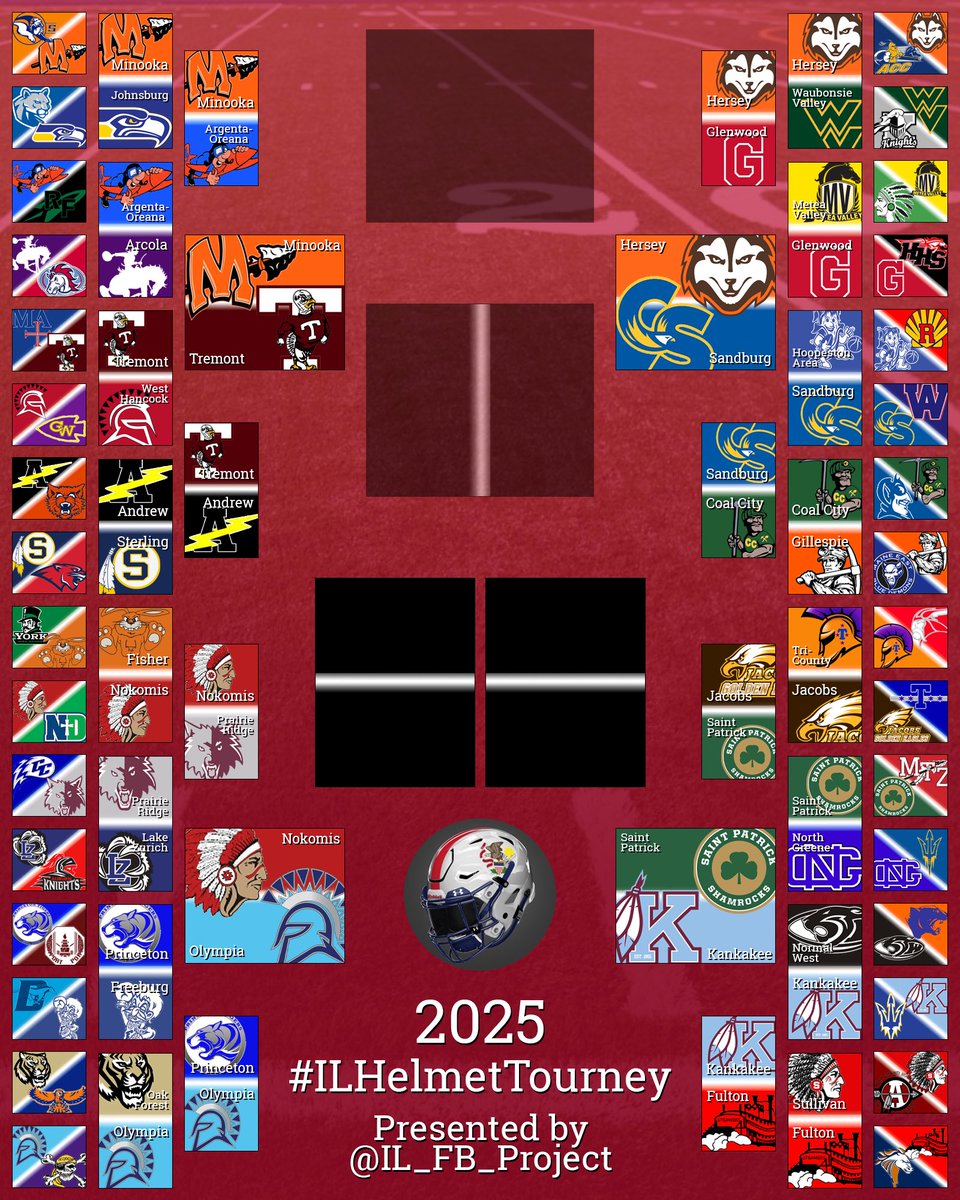 We have our final 8! 

8 great looks and the matchups are gonna be intense! We’ll run all 4 games starting tomorrow. 24 hours for each game.

Tune in tomorrow, spread the word, and vote.

#ILHelmetTourney