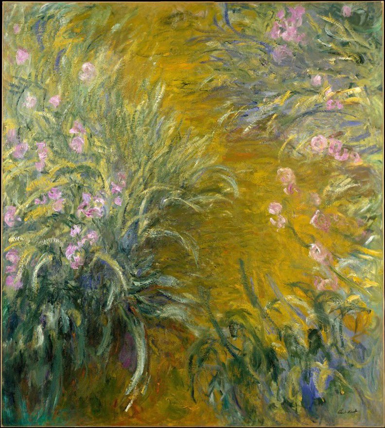 El camino a través de los lirios - 1914/1917, Claude Monet