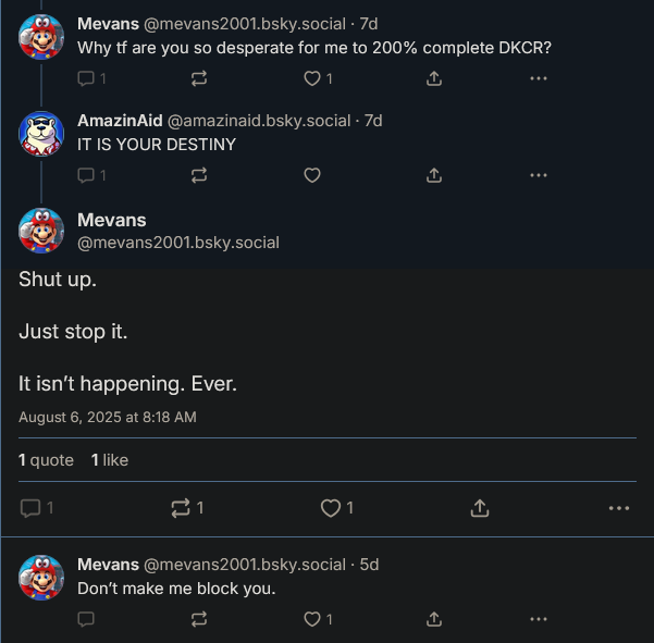 <a href="/MevansOdyssey/">Mevans</a> I like asking Mevans to 200% DCKR, I dont think he likes it though