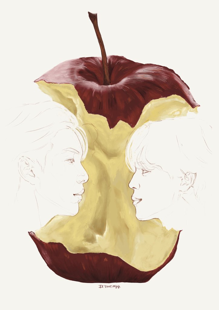 itsnoemyg's tweet photo. An apple a day..?

#yoonmin #appletrend https://t.co/eoTdOLfS9r