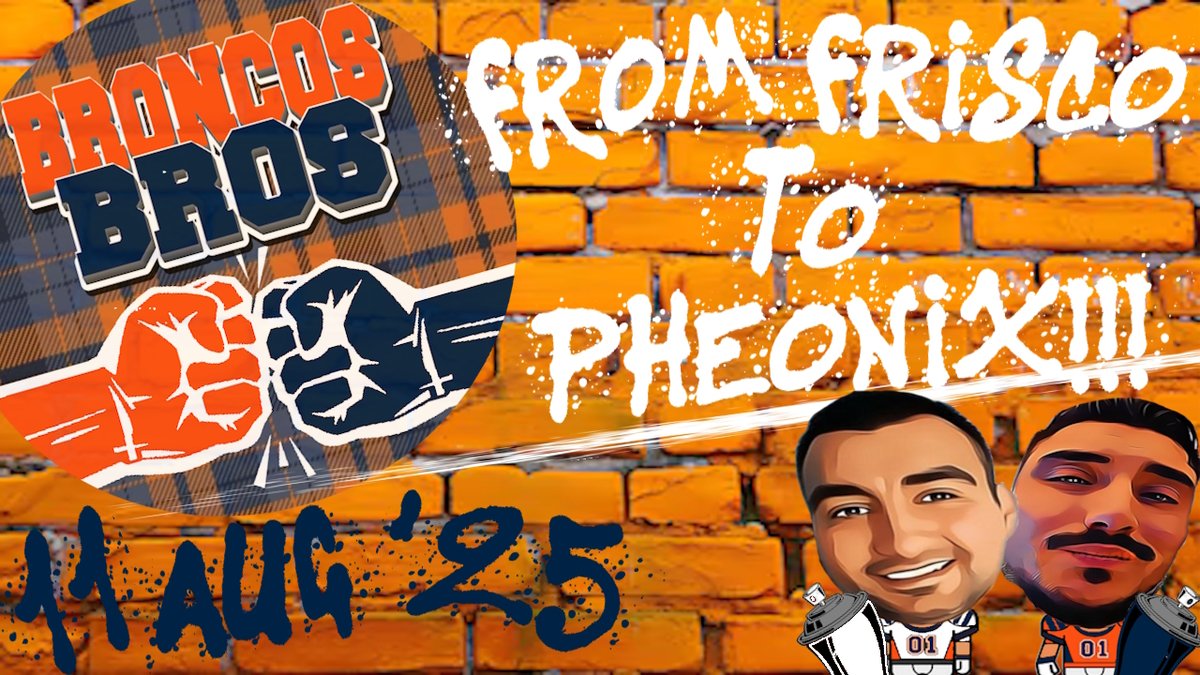 OrngNBlueNtwrk's tweet image. Hey #BroncosCountry! Preseason week one is in the books! Get ready for joint practice and week 2 with the Cardinals. Join Dak &amp;amp; Jorge at 7p MST to recap the 49ers game and prep for what's next! Do you even BRONCOS BRO?!!! #BroncosWorldOrder #DB4L 🔥🏈 www.youtube...
