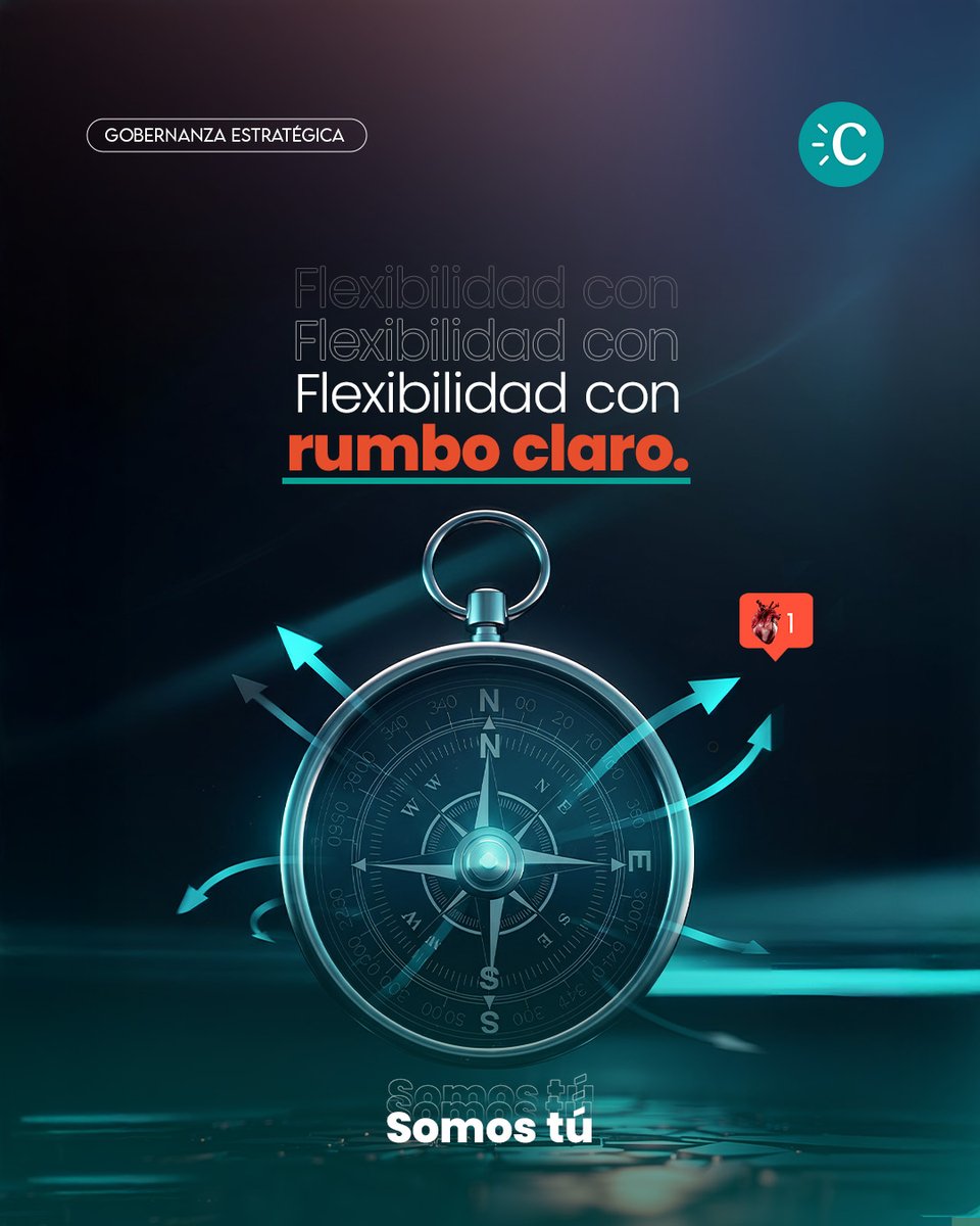 ComsMarket's tweet photo. Un modelo de gobernanza adaptable permite enfrentar cambios sin perder rumbo.

Flexibilidad y planificación no se oponen: se complementan.

#GobernanzaEstratégica #Liderazgo #Adaptabilidad https://t.co/vC4tCrYHgF