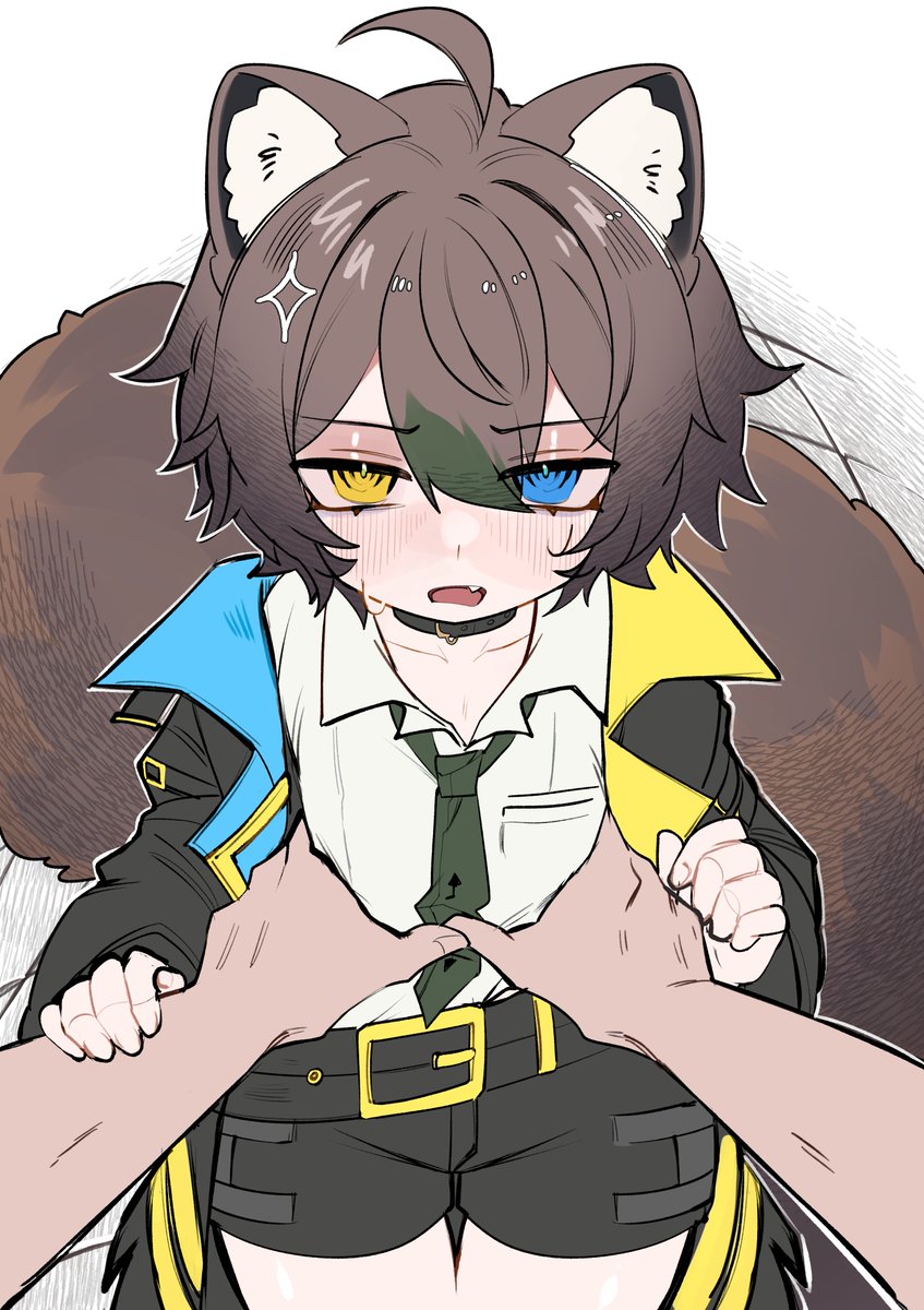 Razorfur's tweet photo. Don told me to join his mafia but why am I being treated like this? This isn't what I signed up for please put me down. 🎨:  @rayrie_  #razorILLUST https://t.co/tUhOmH0FI3