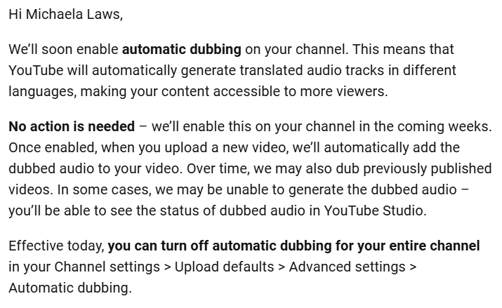 hahahahaha FUCK OFF -Turns this shit off-

I'm not giving you permission to take my voice and make an AI track of it just to make it speak different languages.

I suggest everyone else do the same and just hire humans to translate and voice over instead of this crap.