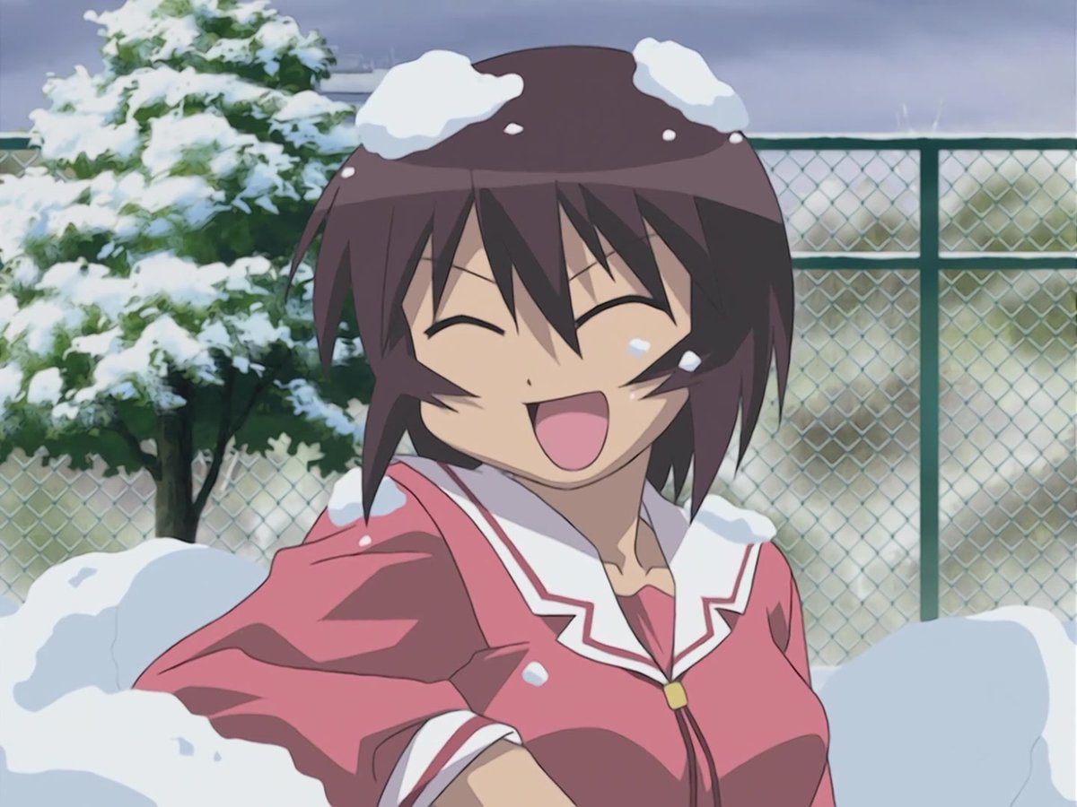 WitheredAether's tweet photo. Day 5 -  Snowball fight 
#Azumangadaioh #azumanga #kagura #KaguraAzumanga https://t.co/FcgZ7wNW2d