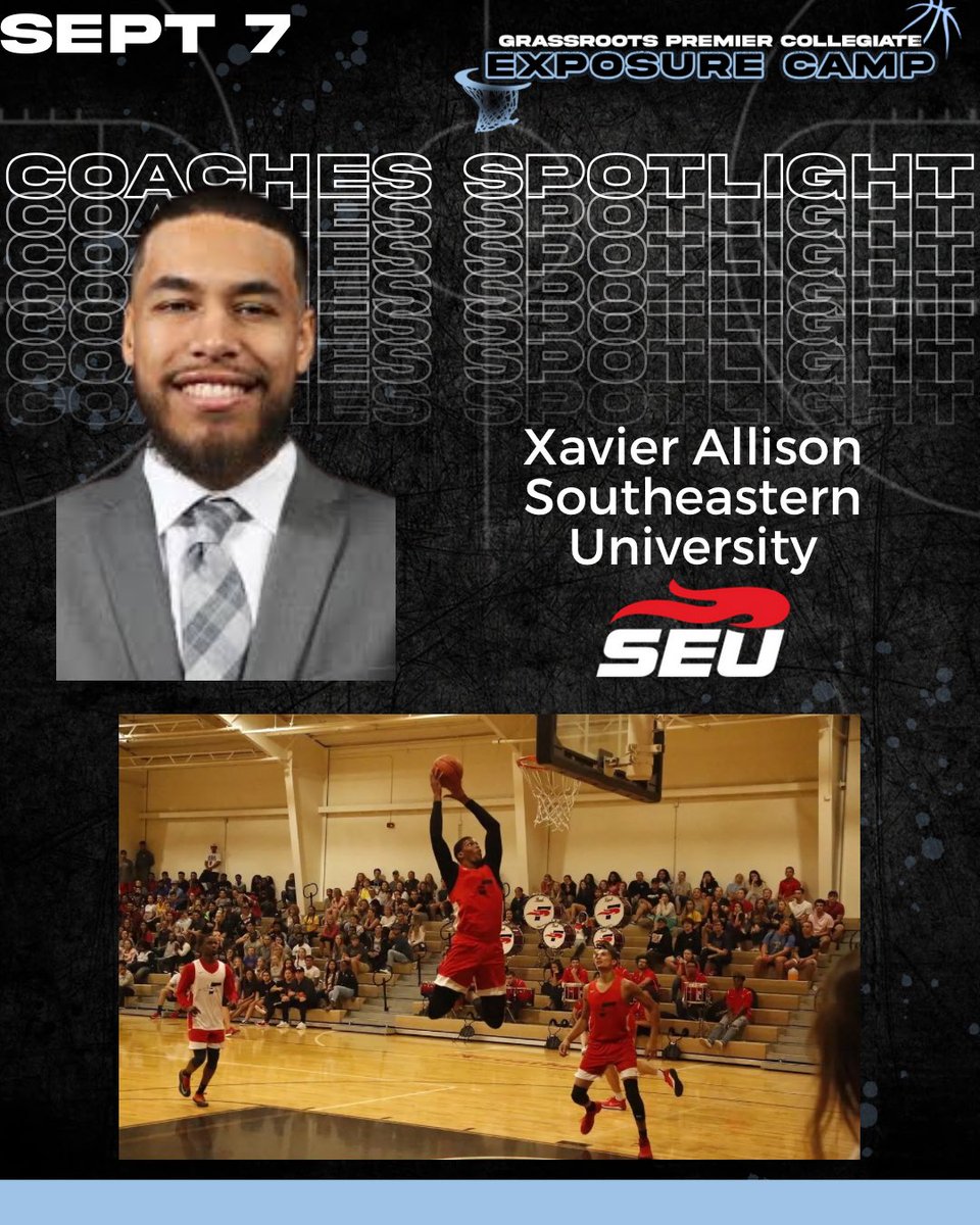 Coach Xavier Allison is entering his 1st season as an assistant coach at Southeastern University after a successful tenure at Purdue University Northwest (PNW), where he served both as a player and coach since 2019. During his time on the coaching staff, Allison helped guide the