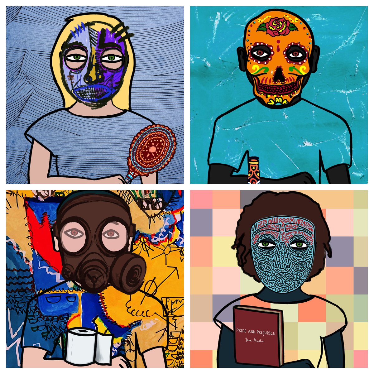 Some collectors don’t realize <a href="/TheHashmasks/">Hashmasks</a> have special traits beyond art like Mirror, Bottle, Toilet Paper, Book &amp; more
Mirror is rarer than Bottle &gt; Toilet Paper &gt; Book 

Some are selling near floor price👀

Pro tip: buy Hashmasks with items — attention to detail pays off 🎭💎