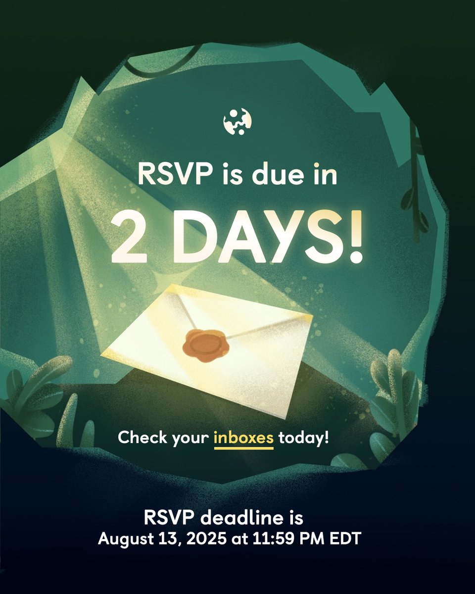 HackTheNorth's tweet photo. 🚀 Hacker acceptances are out!
✉️ Check your inbox for a status update and RSVP by August 13 at 11:59 PM EDT to secure your spot.
Don’t miss your chance to be part of Canada’s biggest hackathon this fall.
Let’s build something amazing! 💡✨
#hackthenorth #hackathon #rsvp #tech https://t.co/9WYfbKyiU5