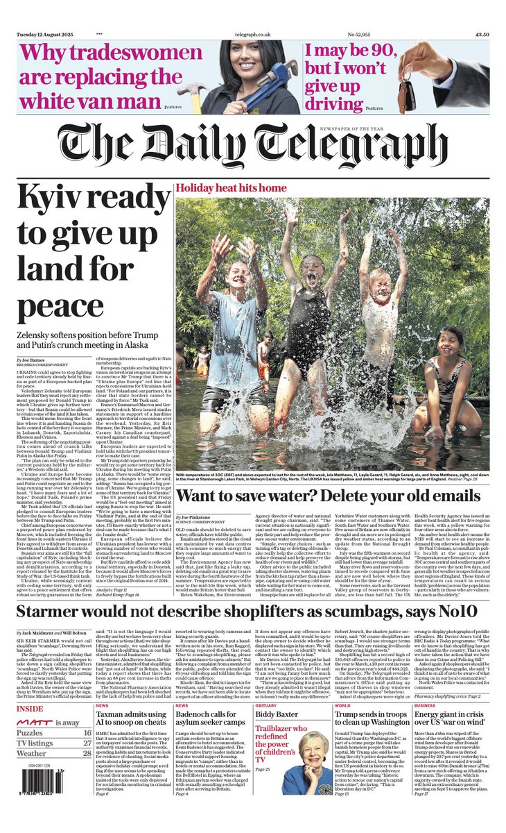 The Telegraph tweet media