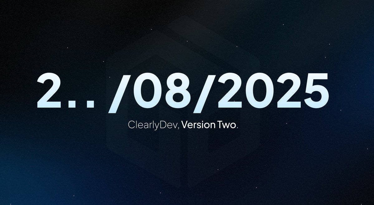 ClearlyDev's tweet photo. 2../08/2025.
Only a matter of time left - get ready.. 👀
#RobloxDev #Roblox #ClearlyDev #CDV2
