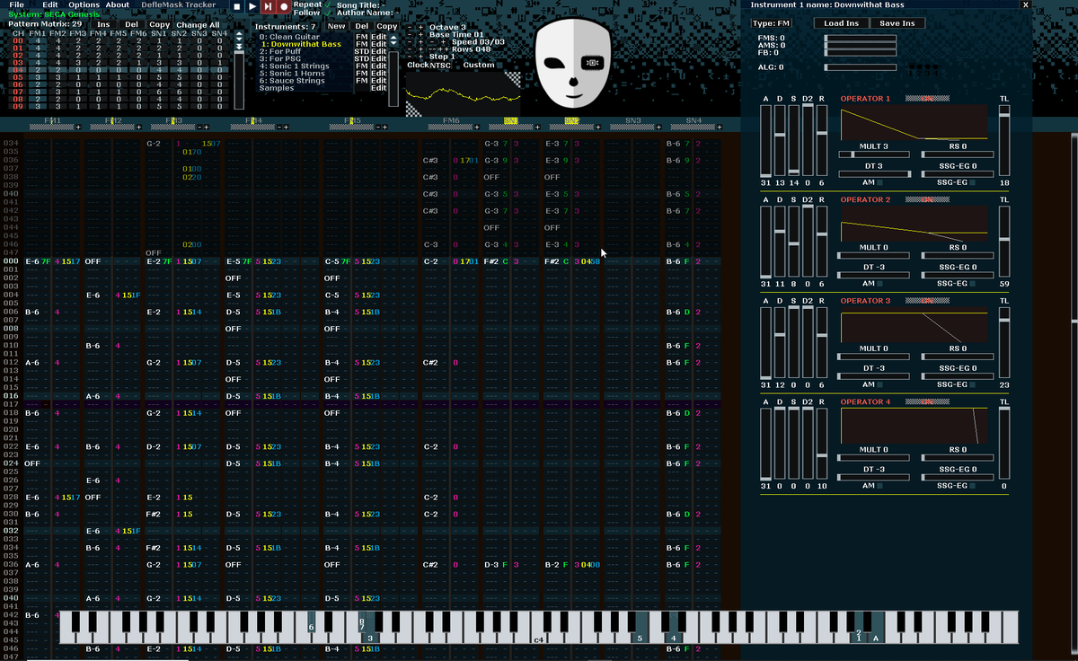Rei8bit's tweet image. DefleMask(レガシーver.)のカスタムスキンをいくつか作ったので共有します👽
デフォルトのやや見ずらかった感じを上手いこと軽減させました

drive.google.com/drive/folders/…

#DefleMask