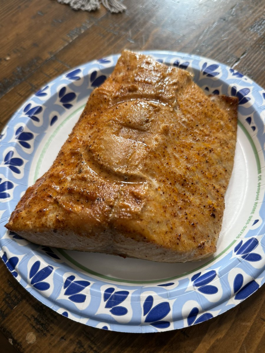 Darin Stewart (@truespeed1) on Twitter photo Salmon in the air fryer for the win… Salmon in the air fryer for the win…