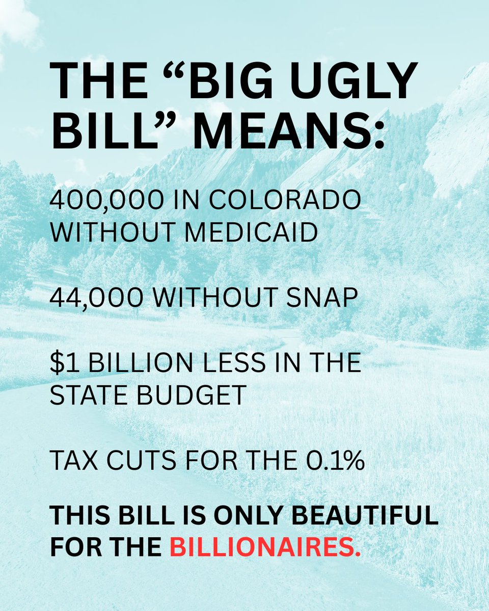 Right now, our legislators are heading into a special legislative session where they will have to cut an additional $1.2 billion because of the deficit created by the cruel federal budget. And what do we get in return? Tax cuts for the top 0.1%.