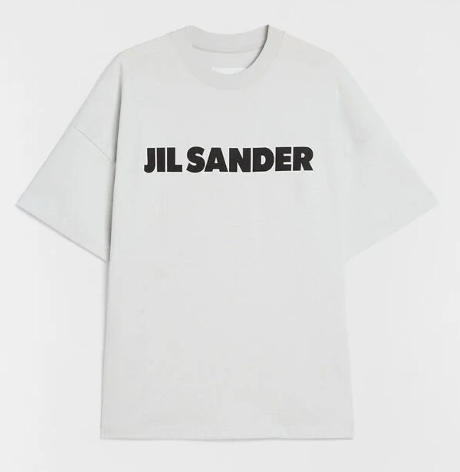 大橋和也着用 JILSANDER Tシャツ ホワイト！早い者勝ち！ JIL SANDER - 未使用品 大橋和也着用 JILSANDER Tシャツ