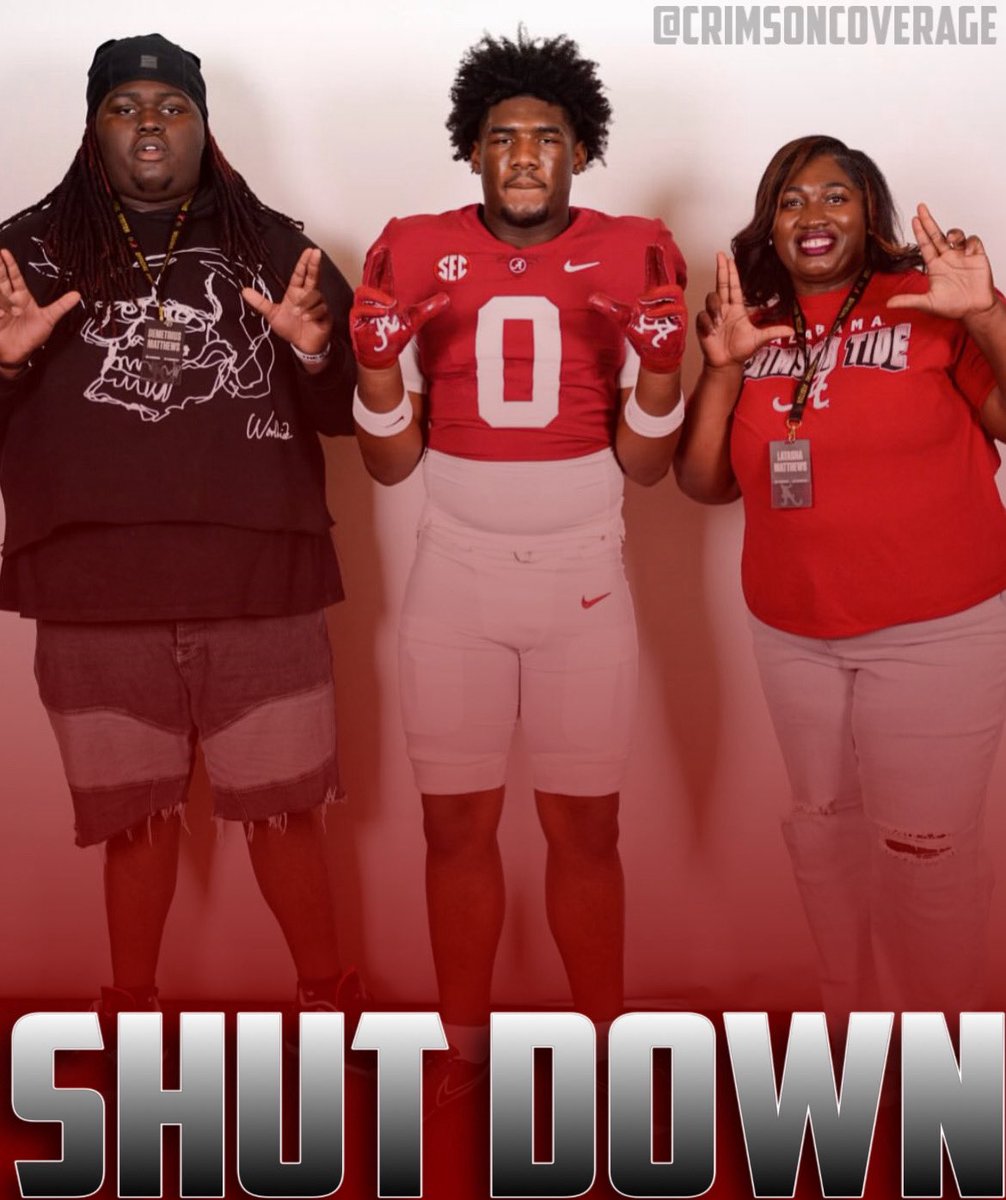 Crimson Coverage (@crimsoncoverage) on Twitter photo 2026 4 ⭐️ DL Jamarion Matthews (<a href="/marion_matt26/">Jamarion “JMacc” Matthews</a>) has shut down his recruitment and is locked in with Alabama.
Matthews has been committed to the Crimson Tide since February. 2026 4 ⭐️ DL Jamarion Matthews (<a href="/marion_matt26/">Jamarion “JMacc” Matthews</a>) has shut down his recruitment and is locked in with Alabama.
Matthews has been committed to the Crimson Tide since February.