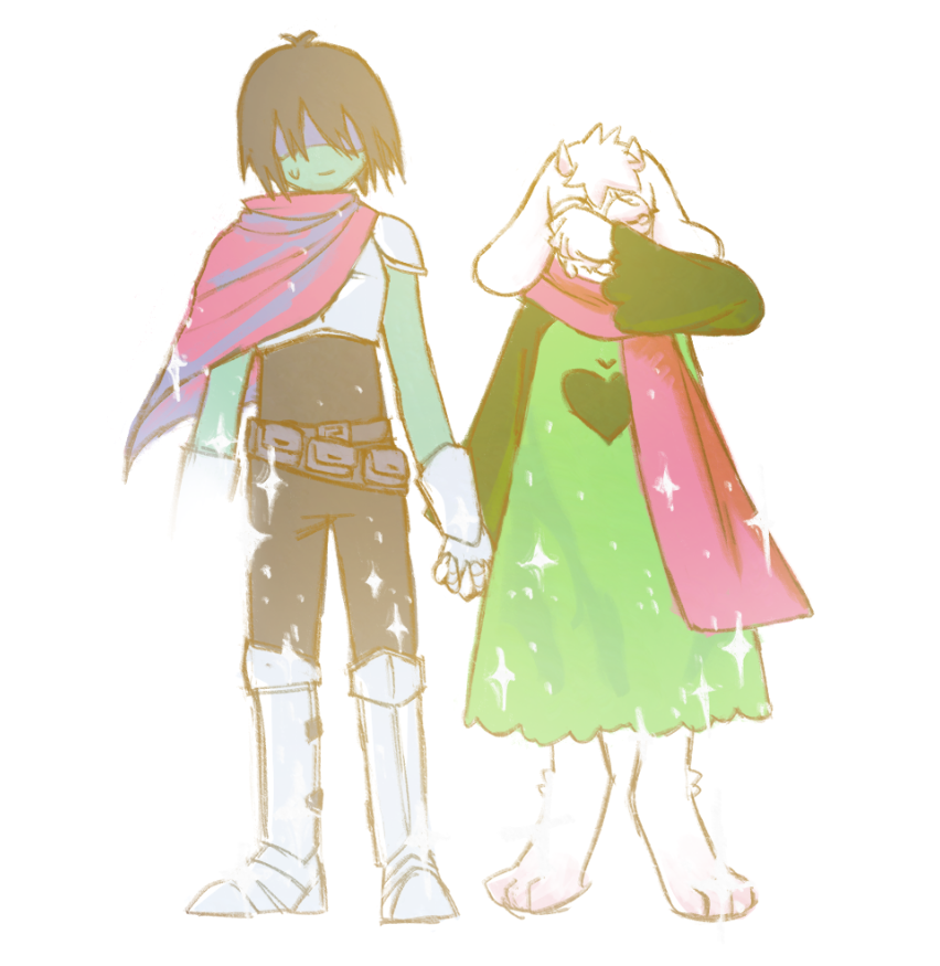 being forgotten together #deltarune #kralsei