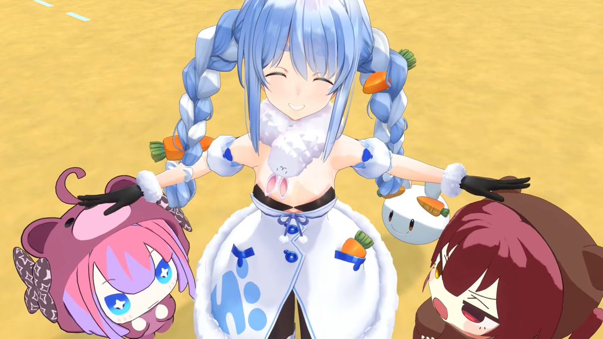 ぺこマリ体操 11日目もありぺこ✨ 小さいマリンにはビーム打てるけど