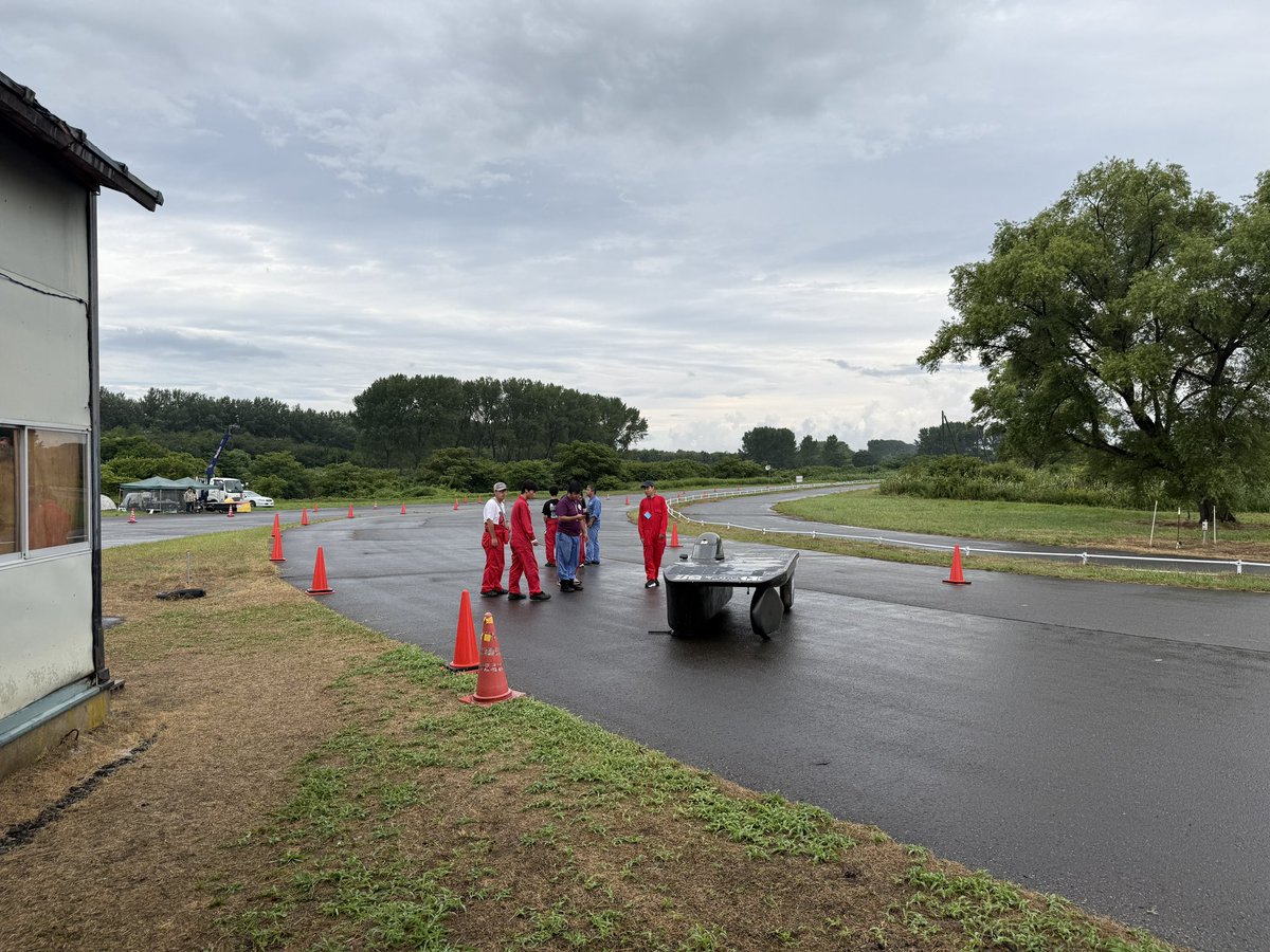 n_waka's tweet photo. 本日もこちらのお手伝い!
最終日!
#WGC2025 #WSR2025 #大潟村 #solarcar #ソーラーカー #秋田 #EV #エコカー #ECOCAR https://t.co/zcY2SwZfvX
