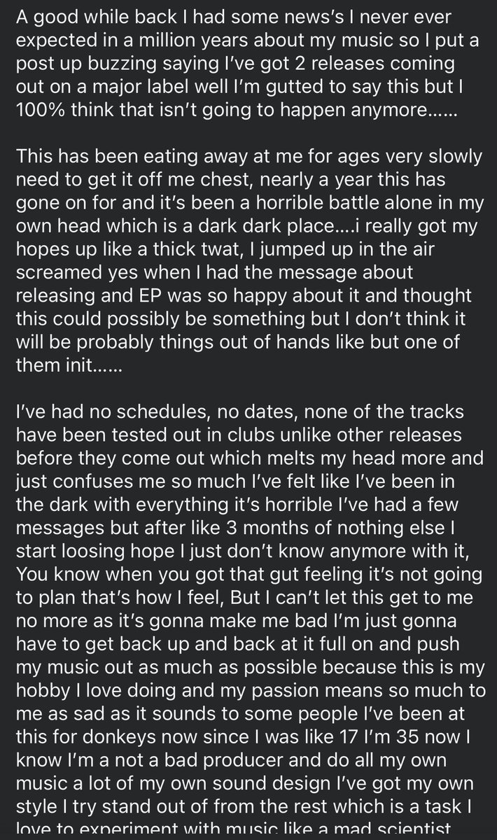 mcwayneo09's tweet photo. Something that has been eating away at me I need to get off my chest 💙 https://t.co/DOHFJOxKn6