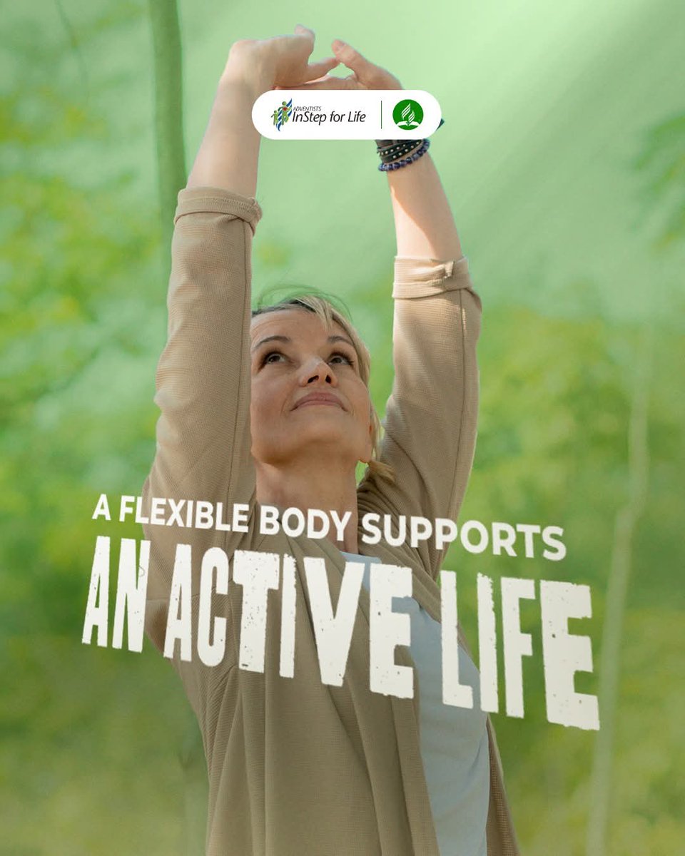 Godwakeupcall's tweet photo. Regular stretching improves posture, mobility, and reduces injury risk. Add 5–10 minutes of stretching to your daily routine—it’s a small step with great benefits.
#InStepForLife #StretchToThrive #HealthyLiving https://t.co/MxOEhGtBa5