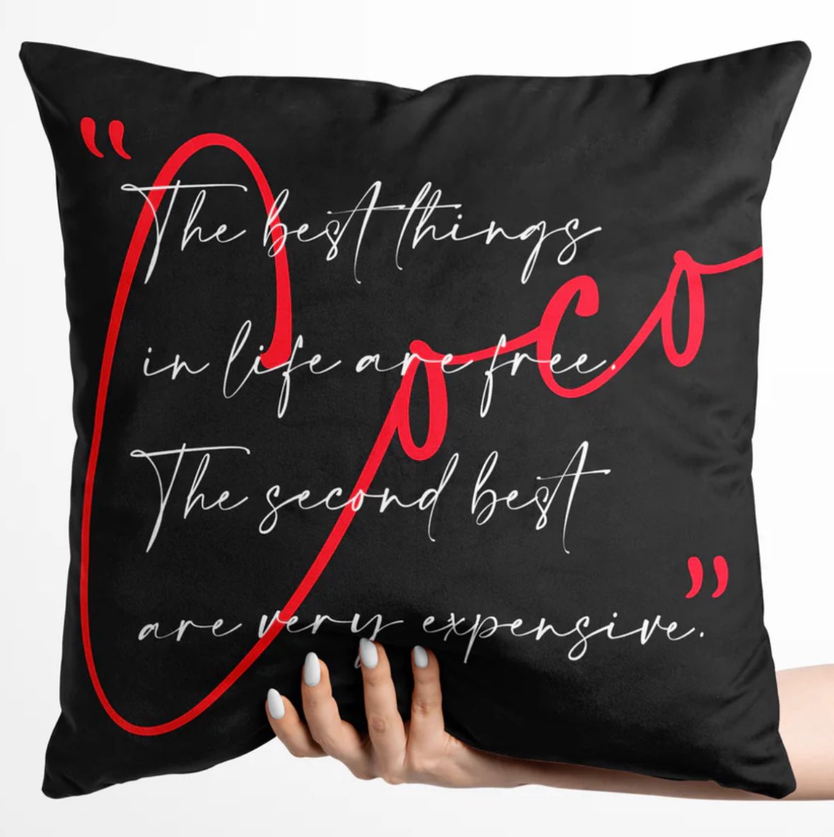 Fashion Quote Pillows in our Luxe Velvet fabric are a quick way to add flair to your space ✨ youtube.com/shorts/JdOIU01…