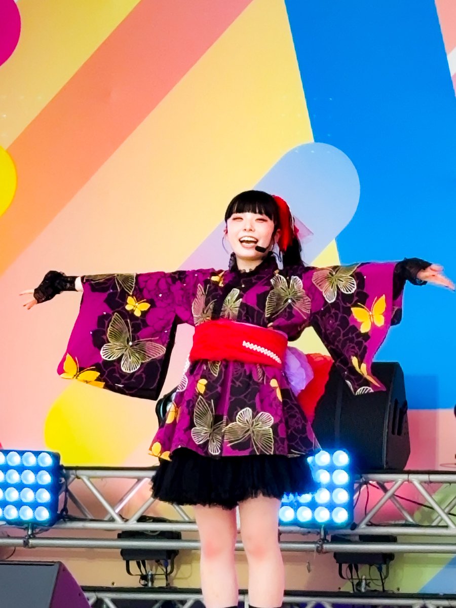 『じゃぁ〜ん!!!!衣装可愛いでしょ👘 ♡』

ファントムシータ　凛花💜
 #ファントムシータ  #TIF2025