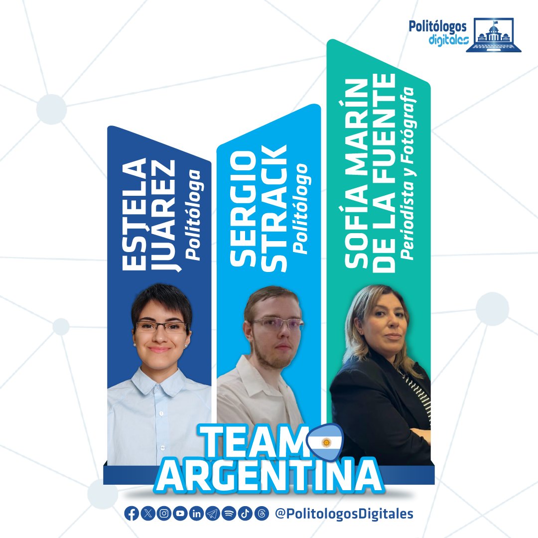 Llegó el día de conocer al TEAM ARGENTINA 🇦🇷 de #PolitólogosDigitales

Un equipo super proactivo y unido, que día a día impulsan estrategias innovadoras y creativas para transformar la política.

👉 Estamos listos para potenciar tu campaña o proyecto. Escribenos por DM.