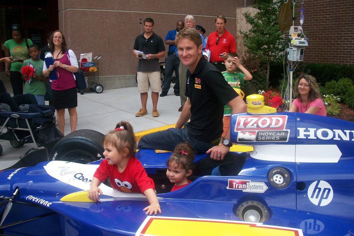 Throwing it back 14 years to when our twins met <a href="/RyanHunterReay/">Ryan Hunter-Reay</a> at Boston Children’s Hospital.