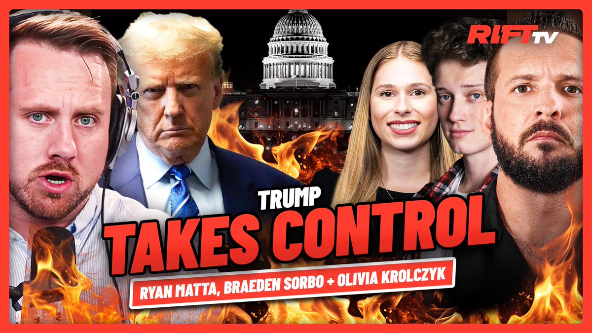TONIGHT.. we have <a href="/RyanMattaMedia/">RyanMatta 🇺🇸 🦅</a> <a href="/BraedenSorbo/">Braeden</a> and <a href="/oliviakrolczyk_/">Olivia Krolczyk ✞</a> on to talk about Trump taking back DC

LIVE AT 7PM EST 

👇🏼 LINKS BELOW 👇🏼