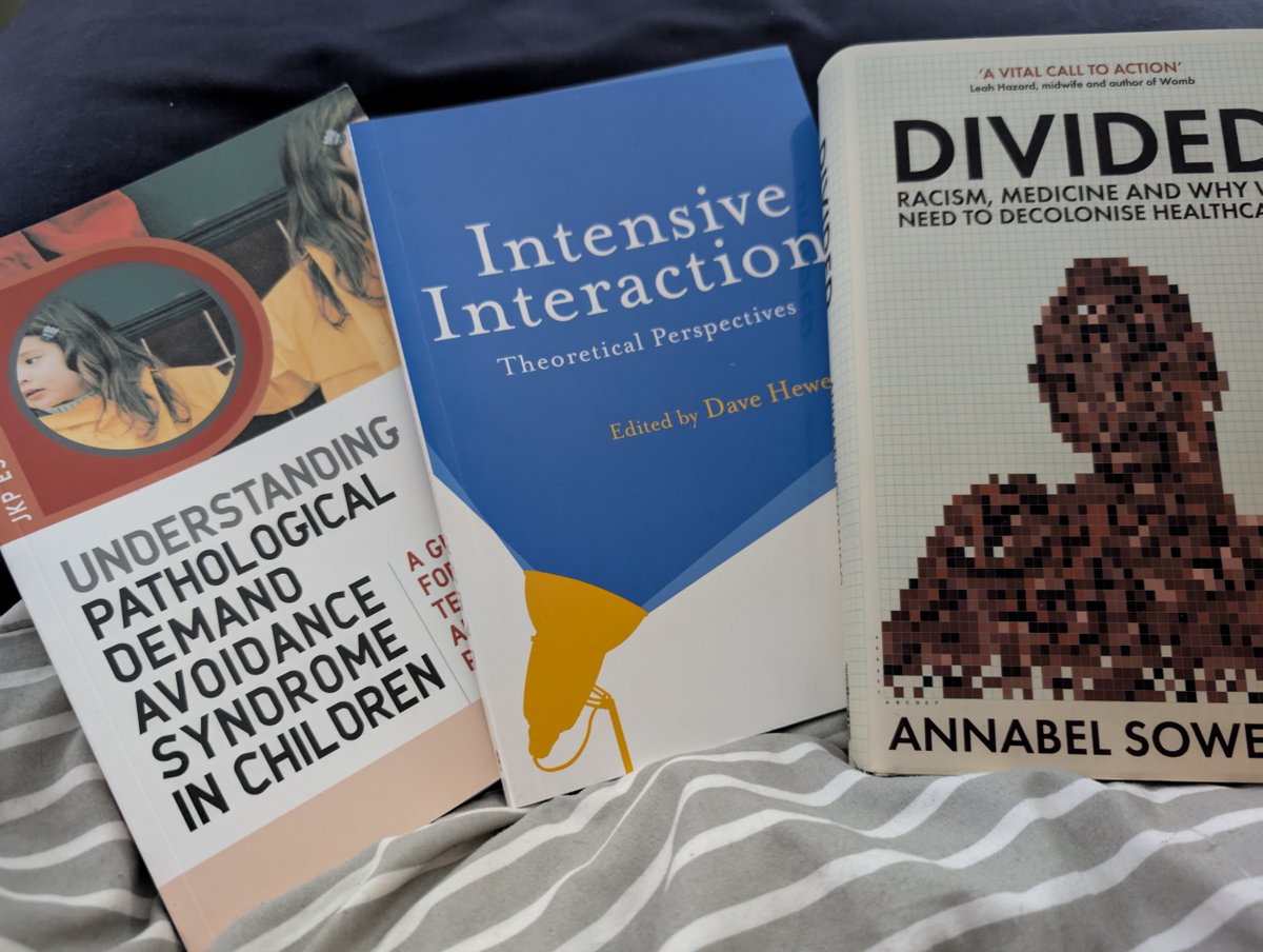 Away for the weekend and picked up some excellent books in a charity shop and another in a cheap book shop. Staff meeting today then continuing to work on my teaching qualification coursework. #mySLTday