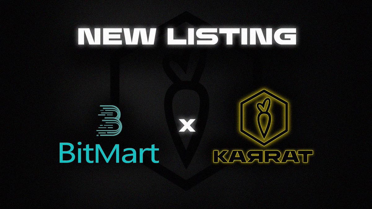 Karrat (@karratcoin) on Twitter photo $KARRAT is now live on BitMart. BitMart is a global crypto exchange serving millions of users, especially popular among traders in Asia and emerging markets. $KARRAT is now live on BitMart. BitMart is a global crypto exchange serving millions of users, especially popular among traders in Asia and emerging markets.