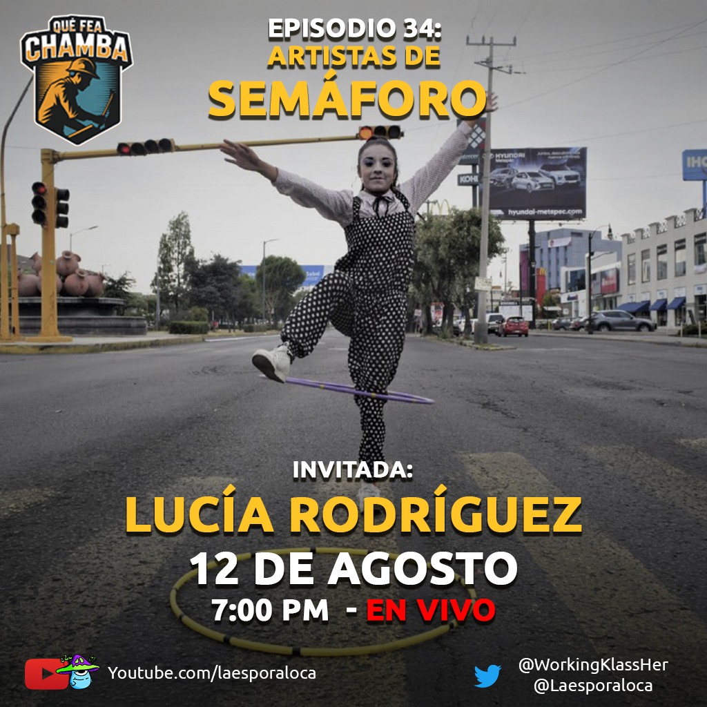 Mañana inicia la tercera temporada de #QuéFeaChamba. 

No te pierdas nuestra conversación con <a href="/lucidavioleta/">_ucia</a>, con quien hablaremos de los artistas que vemos todos los días en las calles de nuestras ciudades.