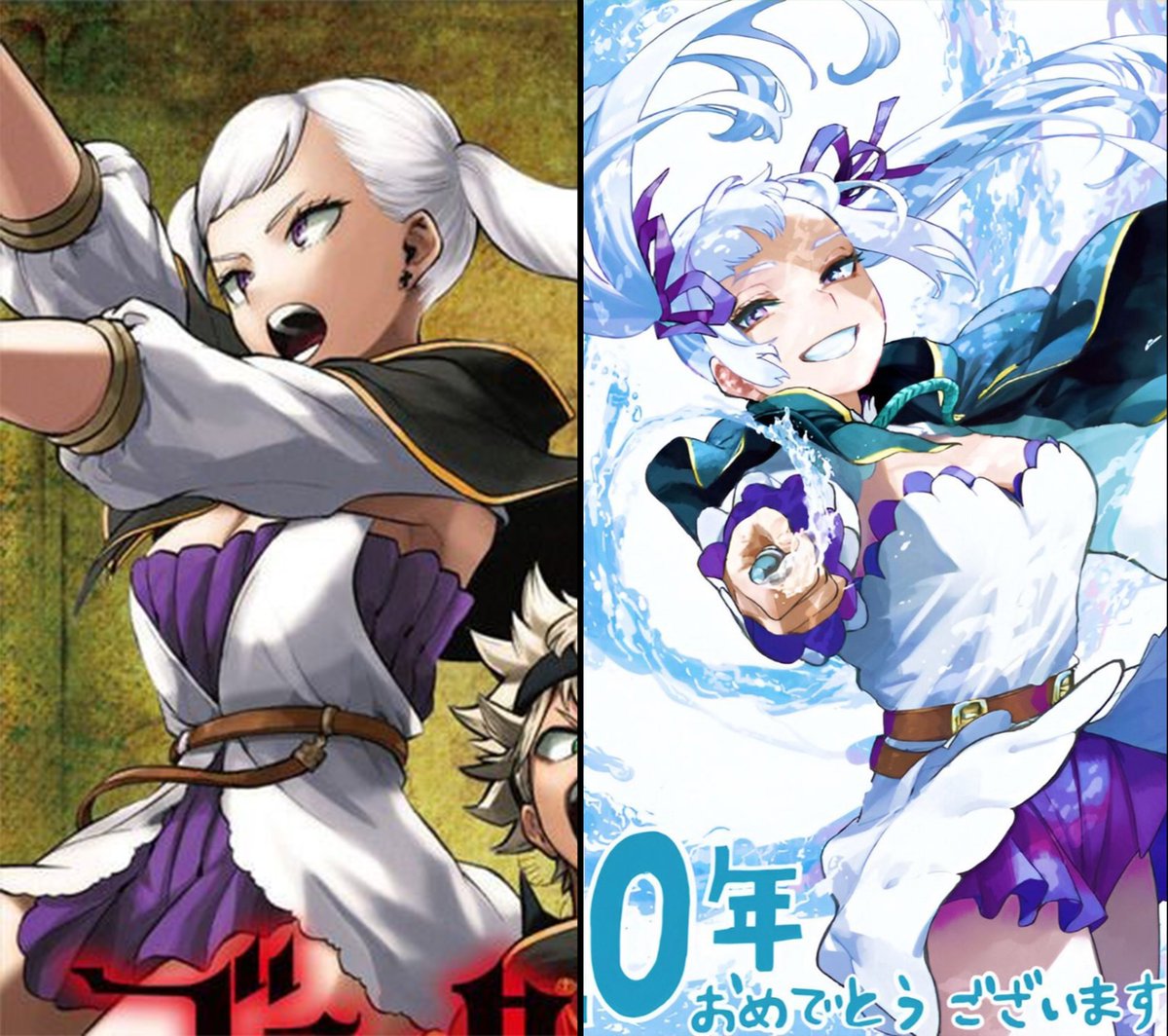 HORIKOSHI DRAWS NOELLE SO BEAUTIFULLY!! 💜💜