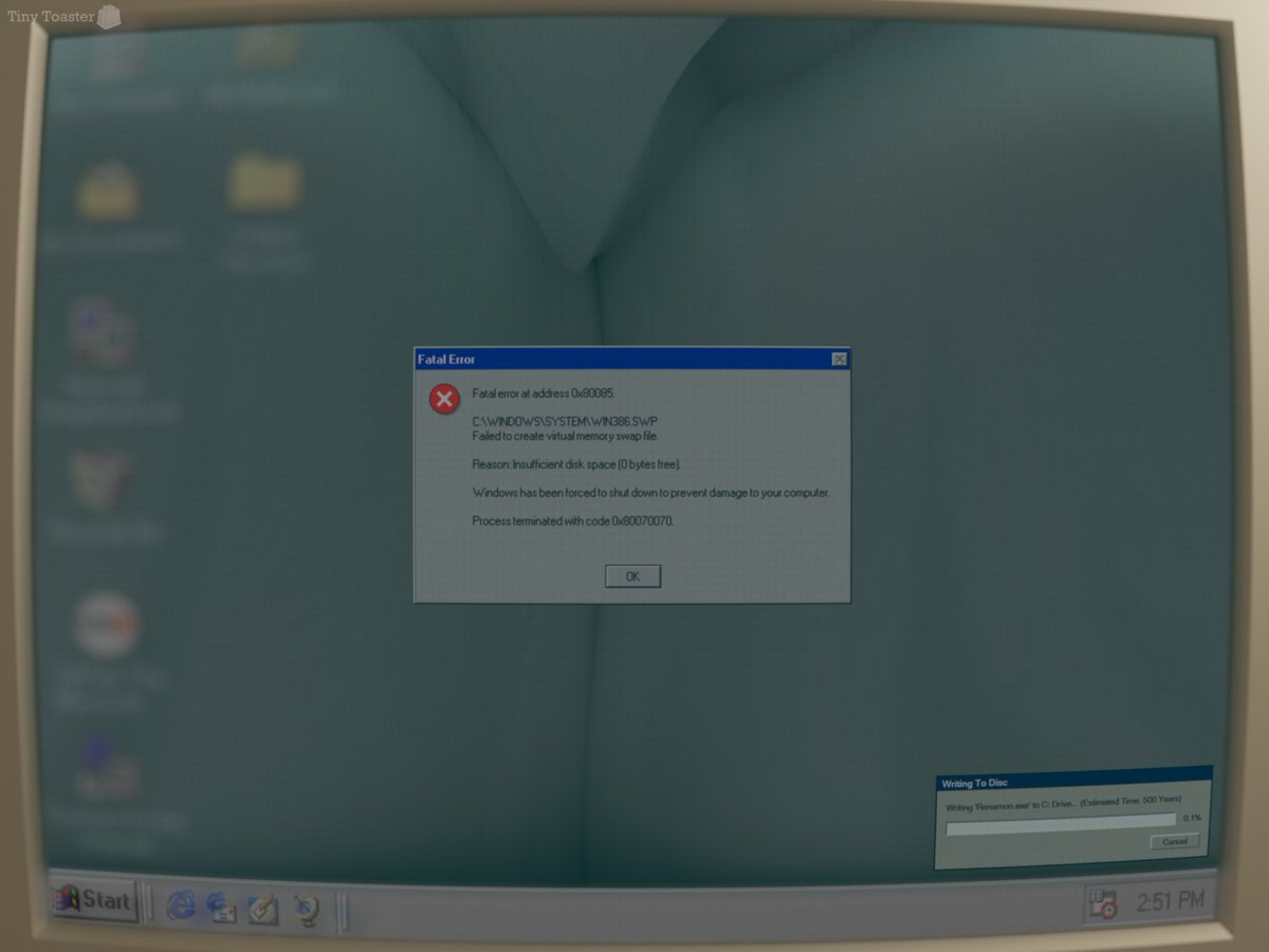 It is rumored that Renamon first made contact with humans in 1998, particularly in a Windows 98 operating system!

She tried to write her body's data into the disk drive but... only managed to write about 0.1% of it before everything was full!

Renamon model by: <a href="/SirWarfare/">MrWarfaremachine</a>