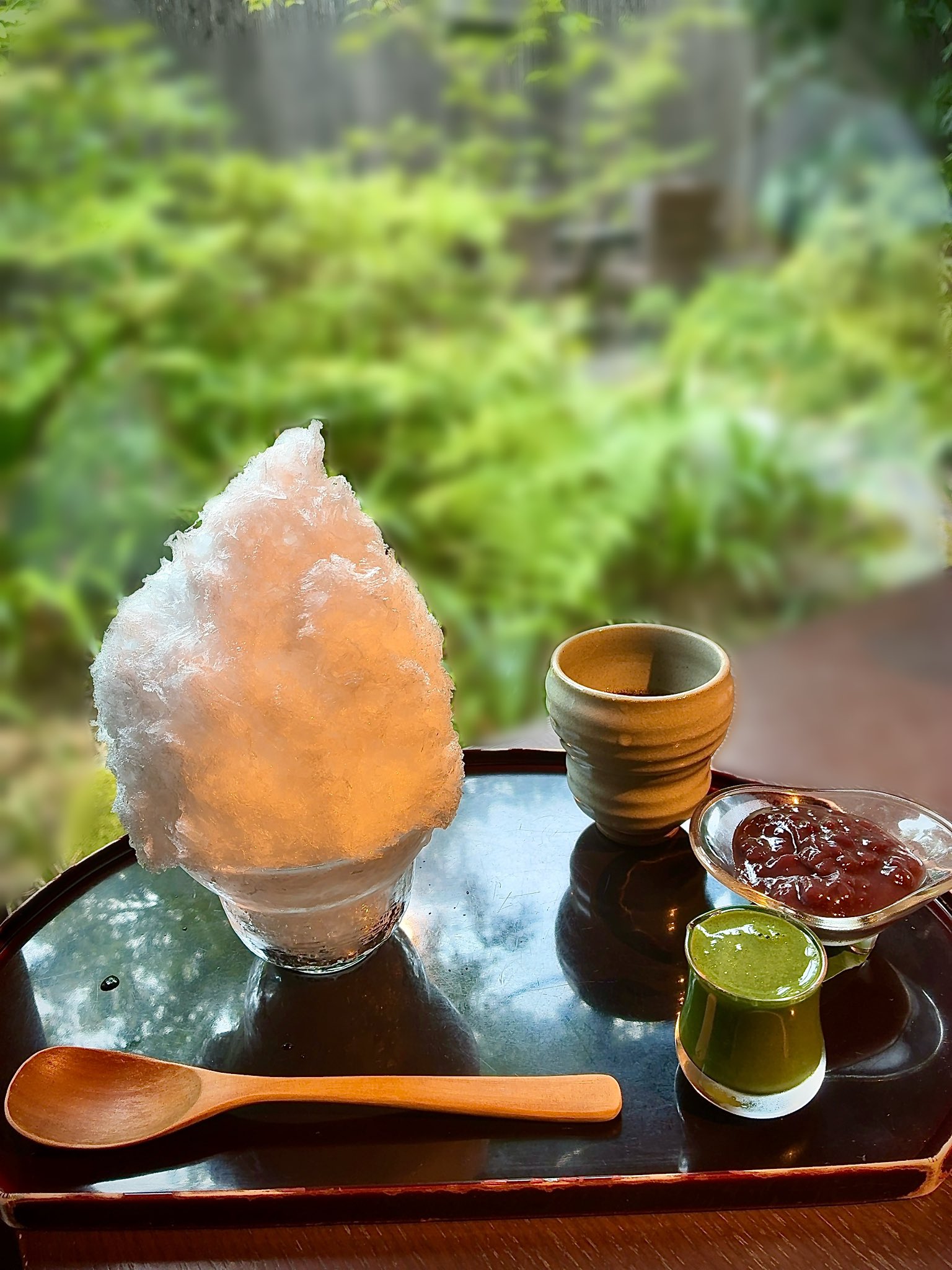 アジサイ様　　樹氷 汲出し茶碗 日本料理 懐石料理 ガラス器 小鉢 向付 5客 小鉢（かき氷・青）41531 / 東洋佐々木ガラス(株) 公式