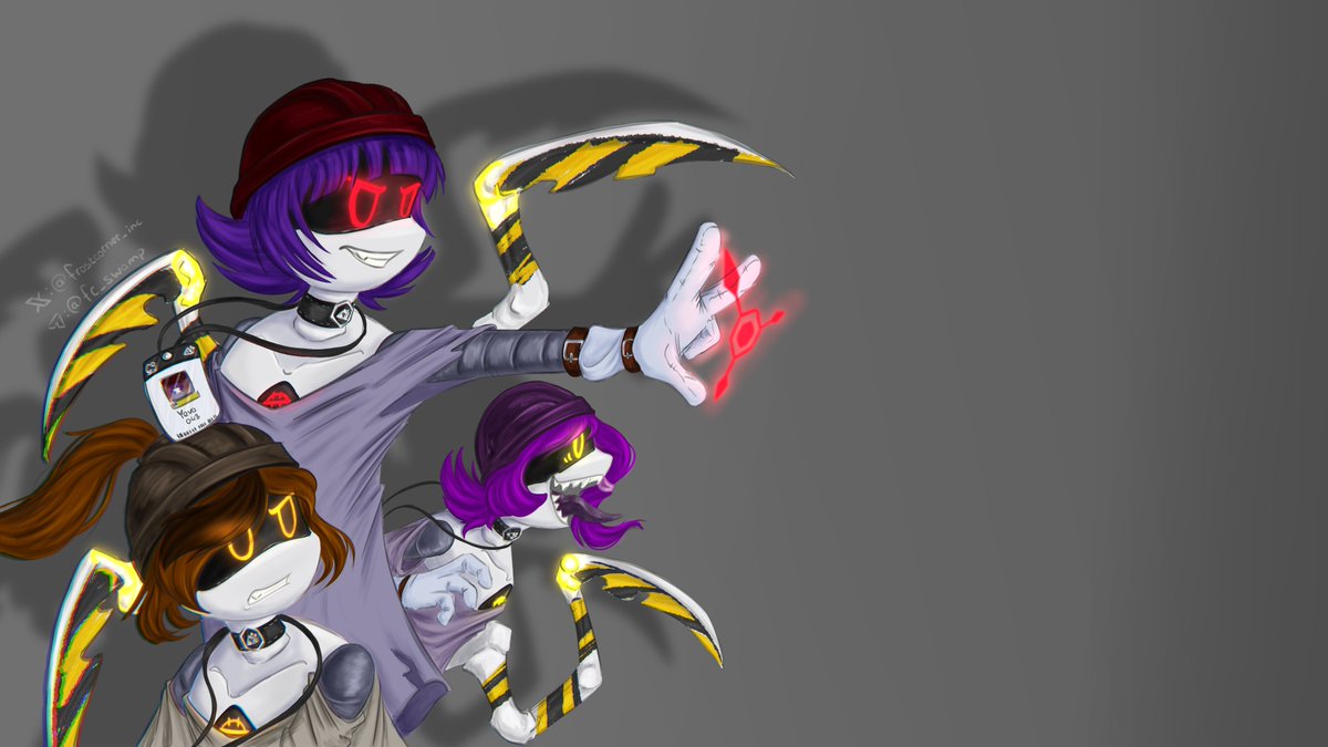 something
#murderdrones 
#murderdronesyeva #Yeva 
#murderdronesalice #NoriDoorman
