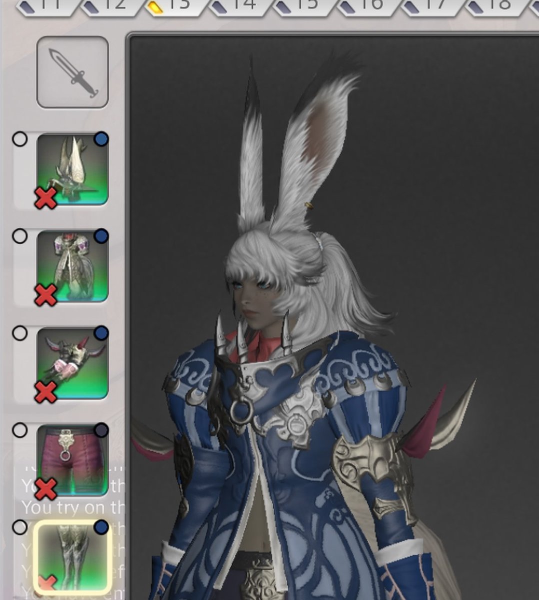 Please, pleeeeeease SquareEnix, I just want to wear Wolfseye. It already has ears! IT ALREADY HAS EARS 😭