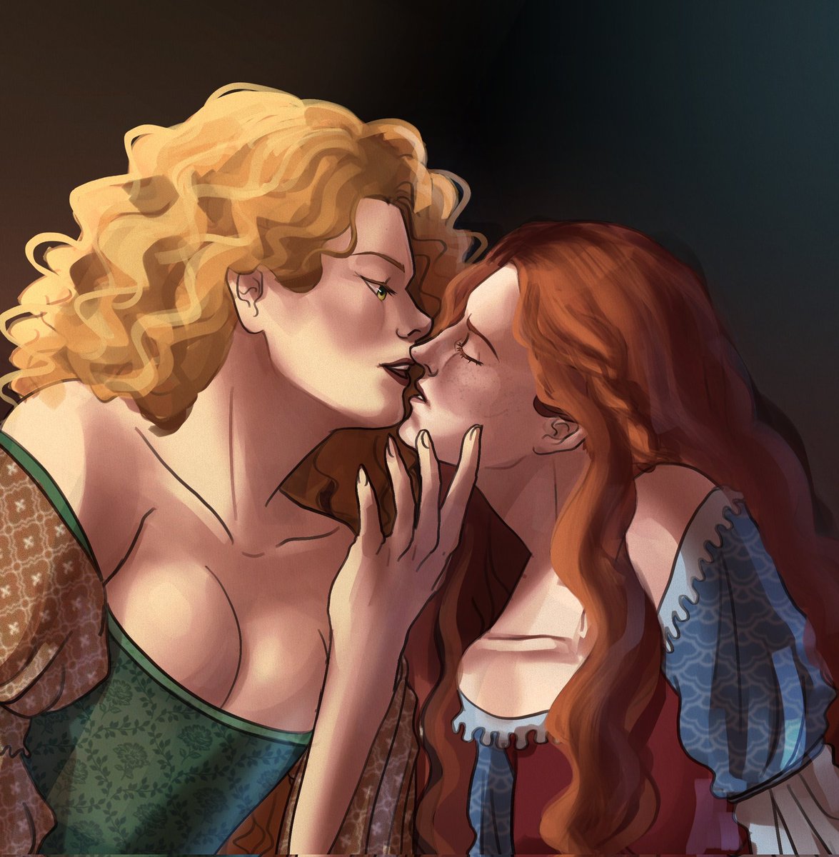 Quick #catsei inbetween commissions

#ASOIAF #Fireandblood #Fireandbloodfanart #Got #GameOfThrones #Hotd #HouseOfTheDragon #Cersei #CerseiLannister #catelyn #Catelynstark #Catelyntully #Lannister #Tully #wlw #Cerseixcatelyn #houseLannister #housetully #housestark