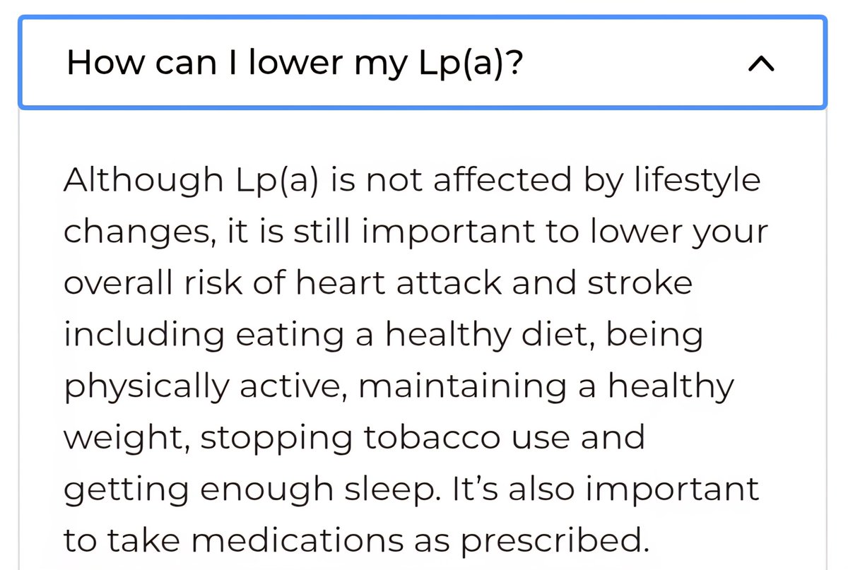 dr_benoy_n_shah's tweet photo. Fascinated, and puzzled, by the countless discussions on Lipoprotein a

We know:
- Lp(a) is genetically determined 
- ⬆️ Lp(a) = ⬆️ risk MI / stroke
- No drugs currently ⬇️ Lp(a)
- ⬆️ exercise ≠ ⬇️ Lp(a)

1/3 https://t.co/MouCzuTGN0