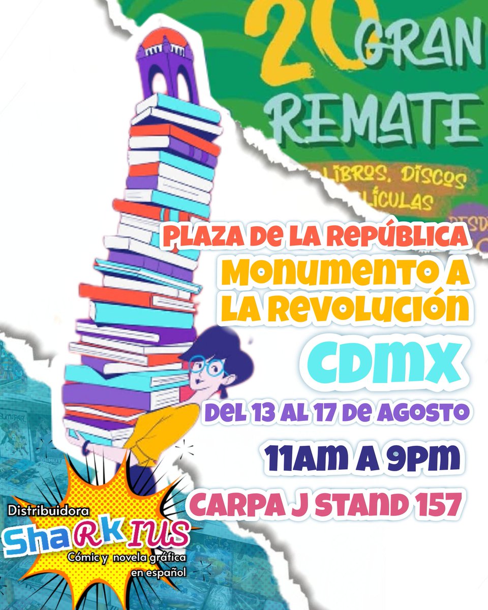 Listos para vernos en el Gran Remate de Libros ?