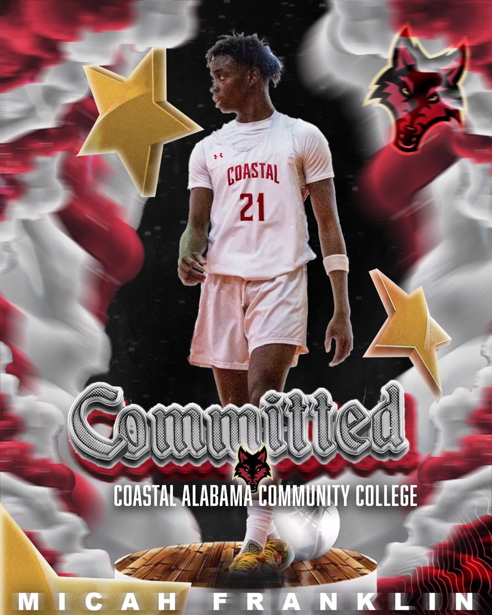 Huge congratulations to Micah Franklin on his commitment to Coastal Alabama Community College! 🦅🏀🐺 We’re proud of all your hard work and can’t wait to watch you perform at the next level.