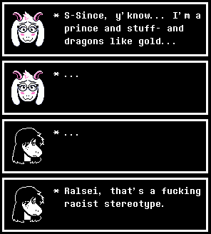 user823493247's tweet photo. ralsei tells a silly joke https://t.co/zOKWD1MHRN