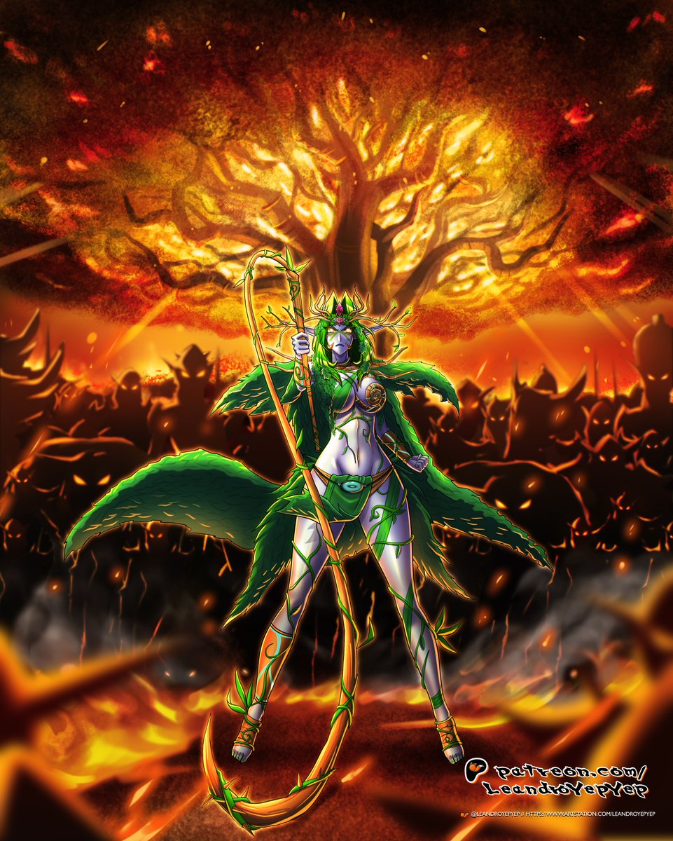 The Burning of Teldrassil
Amazing idea by the art friend with his elf leading an army!
Patreon Reward 08-25

#worldofwarcraft #commissionsopen #fanart #worldofwarcraftart