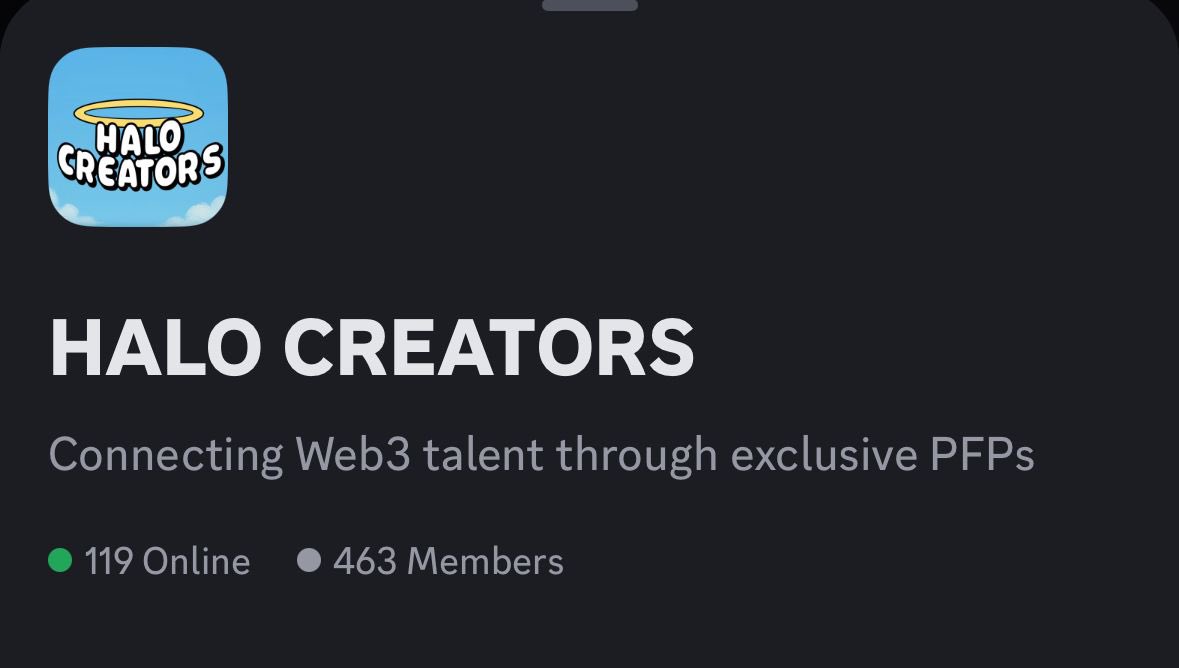 Shrmurda (@shrmurda1) on Twitter photo Not bad
200 on X community and 400+ on Discord in less than a day
Now let’s cook for <a href="/HaloCreators/">Halo Creators💫</a> members Not bad
200 on X community and 400+ on Discord in less than a day
Now let’s cook for <a href="/HaloCreators/">Halo Creators💫</a> members